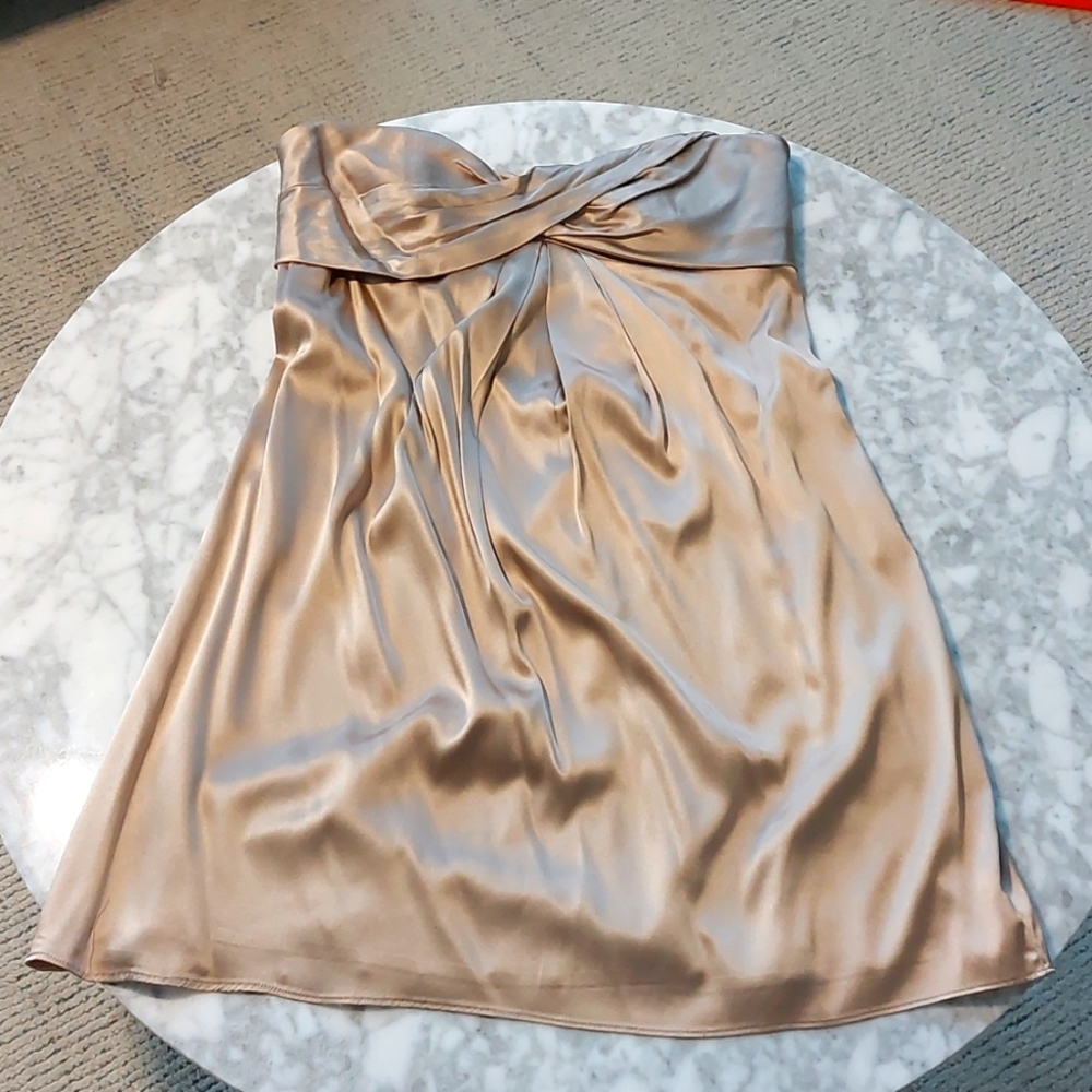 2/$55 - Rubber Ducky Production Inc. Tube dress in champagne color